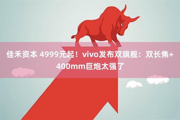 佳禾资本 4999元起！vivo发布双旗舰：双长焦+400mm巨炮太强了