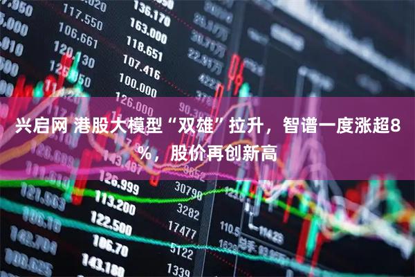 兴启网 港股大模型“双雄”拉升，智谱一度涨超8%，股价再创新高