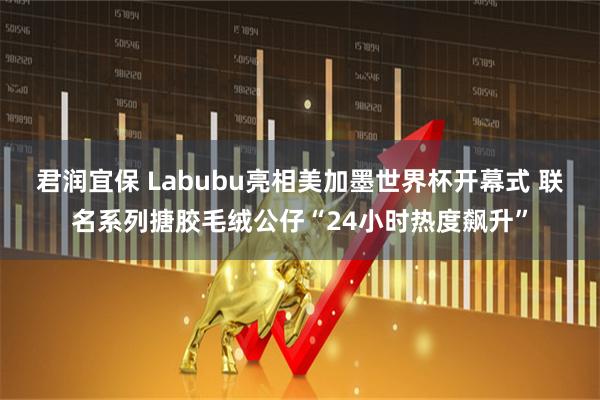 君润宜保 Labubu亮相美加墨世界杯开幕式 联名系列搪胶毛绒公仔“24小时热度飙升”