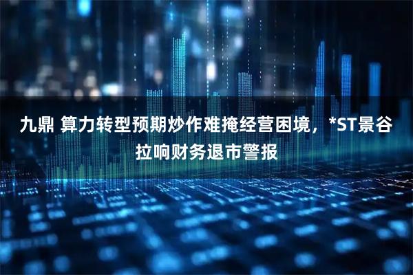 九鼎 算力转型预期炒作难掩经营困境，*ST景谷拉响财务退市警报